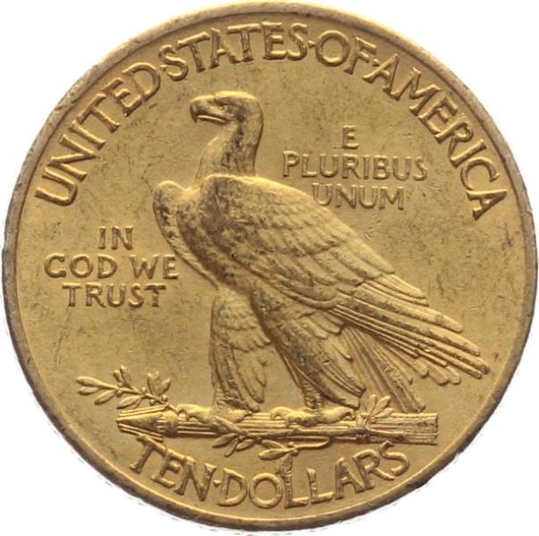 USA 10 $ 1909 o. Mzz. - Indianer